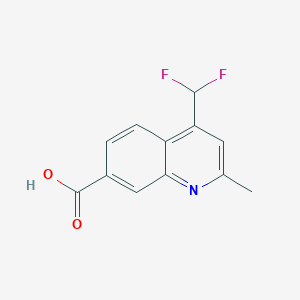 4-(Difluoromethyl)-2-methylquinoline-7-carboxylic acid