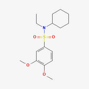 N-cyclohexyl-N-ethyl-3,4-dimethoxybenzenesulfonamide