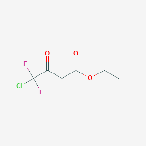 molecular formula C6H7ClF2O3 B2802920 Ethyl 4-chloro-4,4-difluoro-3-oxobutanoate CAS No. 2063-17-4