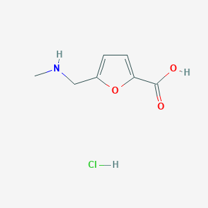 5-[(Methylamino)methyl]furan-2-carboxylic acid hydrochloride