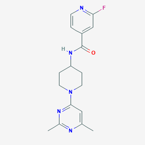 N-[1-(2,6-Dimethylpyrimidin-4-YL)piperidin-4-YL]-2-fluoropyridine-4-carboxamide