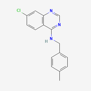 7-chloro-N-(4-methylbenzyl)-4-quinazolinamine