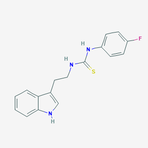 molecular formula C17H16FN3S B280296 1-(4-fluorophenyl)-3-[2-(1H-indol-3-yl)ethyl]thiourea 
