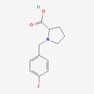 1-(4-Fluorobenzyl)pyrrolidine-2-carboxylic acid