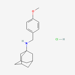 (3s,5s,7s)-N-(4-methoxybenzyl)adamantan-1-amine hydrochloride