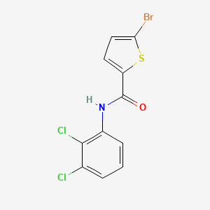 molecular formula C11H6BrCl2NOS B2803192 5-溴-N-(2,3-二氯苯基)噻吩-2-甲酰胺 CAS No. 380548-91-4