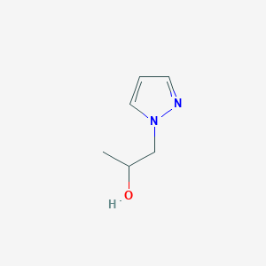 molecular formula C6H10N2O B2803258 1-(1H-吡唑-1-基)丙醇 CAS No. 75242-69-2