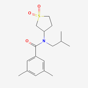 N-(1,1-dioxidotetrahydrothiophen-3-yl)-N-isobutyl-3,5-dimethylbenzamide