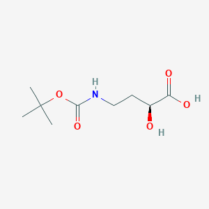 (2S)-4-[[(Tert-butoxy)carbonyl]amino]-2-hydroxybutanoic acid