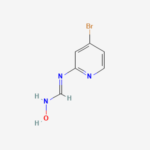 (E)-N-(4-Bromopyridin-2-yl)-N'-hydroxyformimidamide