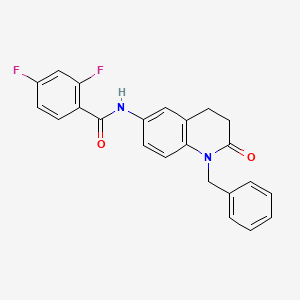 N-(1-benzyl-2-oxo-1,2,3,4-tetrahydroquinolin-6-yl)-2,4-difluorobenzamide