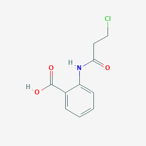 2-[(3-Chloropropanoyl)amino]benzoic acid