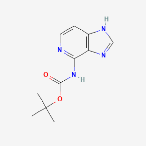 Carbamic acid, N-3H-imidazo[4,5-c]pyridin-4-yl-, 1,1-dimethylethyl ester