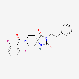 8-(2,6-Difluorobenzoyl)-3-phenethyl-1,3,8-triazaspiro[4.5]decane-2,4-dione