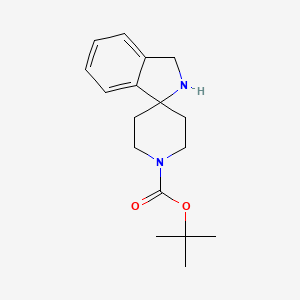 molecular formula C17H24N2O2 B2803443 Tert-butyl 2,3-dihydrospiro[isoindole-1,4'-piperidine]-1'-carboxylate CAS No. 920023-55-8