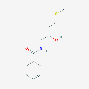 N-(2-Hydroxy-4-methylsulfanylbutyl)cyclohex-3-ene-1-carboxamide