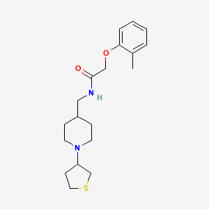 N-((1-(tetrahydrothiophen-3-yl)piperidin-4-yl)methyl)-2-(o-tolyloxy)acetamide