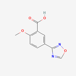 2-Methoxy-5-(1,2,4-oxadiazol-3-yl)benzoic acid