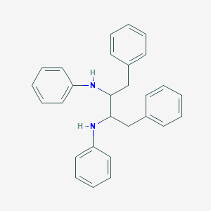 molecular formula C28H28N2 B2803589 1,4-Diphenyl-2,3-bisanilinobutane CAS No. 126503-85-3