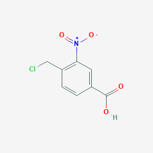 molecular formula C8H6ClNO4 B2803610 4-(Chloromethyl)-3-nitrobenzoic acid CAS No. 103440-03-5