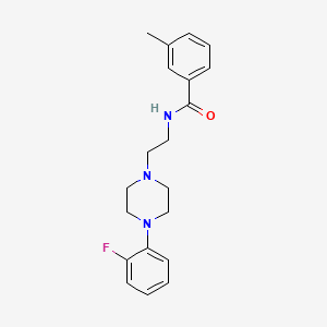 N-(2-(4-(2-fluorophenyl)piperazin-1-yl)ethyl)-3-methylbenzamide