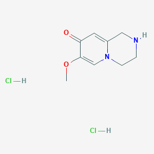 7-Methoxy-1,2,3,4-tetrahydropyrido[1,2-a]pyrazin-8-one;dihydrochloride