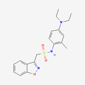 1-(benzo[d]isoxazol-3-yl)-N-(4-(diethylamino)-2-methylphenyl)methanesulfonamide