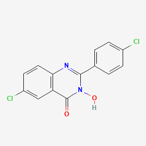 6-chloro-2-(4-chlorophenyl)-3-hydroxy-4(3H)-quinazolinone