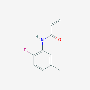 molecular formula C10H10FNO B2803666 N-(2-氟-5-甲基苯基)丙-2-烯酰胺 CAS No. 1156926-55-4