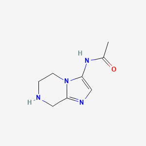 N-(5,6,7,8-Tetrahydroimidazo[1,2-a]pyrazin-3-yl)acetamide