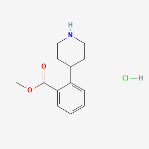 B2803727 Methyl 2-(piperidin-4-yl)benzoate hydrochloride CAS No. 170838-23-0; 176526-08-2