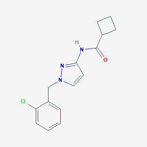 N-[1-(2-chlorobenzyl)-1H-pyrazol-3-yl]cyclobutanecarboxamide