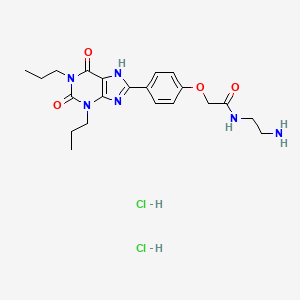 molecular formula C21H30Cl2N6O4 B2803733 Xanthine amine congener (dihydrochloride) CAS No. 1962928-23-9