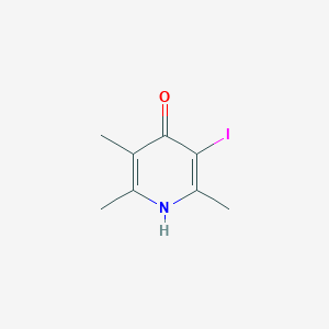molecular formula C8H10INO B2803736 3-Iodo-2,5,6-trimethylpyridin-4-ol CAS No. 1956366-70-3