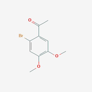 molecular formula C10H11BrO3 B2803827 1-(2-Bromo-4,5-dimethoxyphenyl)ethanone CAS No. 1024602-84-3