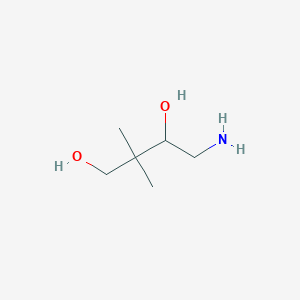 molecular formula C6H15NO2 B2803841 4-Amino-2,2-dimethylbutane-1,3-diol CAS No. 1824360-28-2