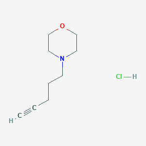 4-(Pent-4-yn-1-yl)morpholine hydrochloride