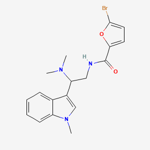5-bromo-N-(2-(dimethylamino)-2-(1-methyl-1H-indol-3-yl)ethyl)furan-2-carboxamide