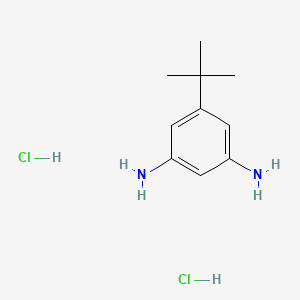 molecular formula C10H18Cl2N2 B2803955 5-Tert-butylbenzene-1,3-diamine dihydrochloride CAS No. 1909347-93-8