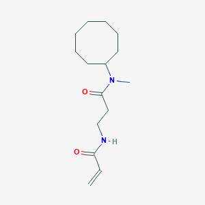 N-Cyclooctyl-N-methyl-3-(prop-2-enoylamino)propanamide
