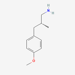 (2R)-3-(4-Methoxyphenyl)-2-methylpropan-1-amine