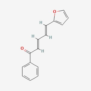 molecular formula C15H12O2 B2804050 (2E,4E)-5-(呋喃-2-基)-1-苯基戊-2,4-二烯-1-酮 CAS No. 1202933-37-6