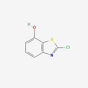 molecular formula C7H4ClNOS B2804055 2-Chloro-1,3-benzothiazol-7-ol CAS No. 96489-54-2