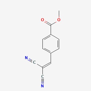 molecular formula C12H8N2O2 B2804065 对甲酯基苯甲酸 4-(2,2-二氰乙烯基)苯甲酸酯 CAS No. 3129-16-6