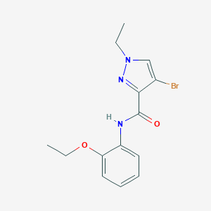 4-bromo-N-(2-ethoxyphenyl)-1-ethyl-1H-pyrazole-3-carboxamide