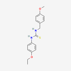 molecular formula C17H20N2O2S B2804078 1-(4-Ethoxyphenyl)-3-(4-methoxybenzyl)thiourea CAS No. 713499-73-1