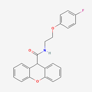 N-[2-(4-fluorophenoxy)ethyl]-9H-xanthene-9-carboxamide