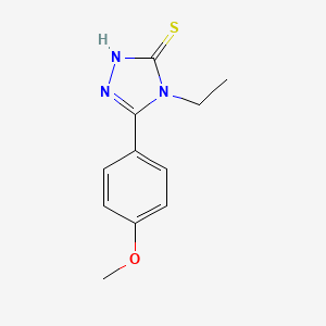 4-ethyl-5-(4-methoxyphenyl)-4H-1,2,4-triazole-3-thiol