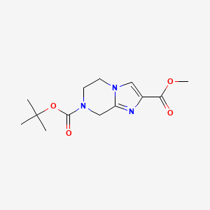 7-tert-Butyl 2-methyl 5,6-dihydroimidazo[1,2-a]pyrazine-2,7(8H)-dicarboxylate