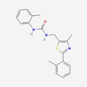 1-((4-Methyl-2-(o-tolyl)thiazol-5-yl)methyl)-3-(o-tolyl)urea